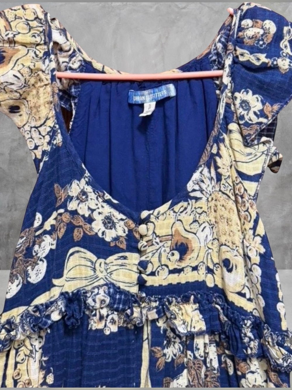 Urban Outfitters UO Magnolia Ruffle Maxi Dress Size 4 - Picture 4 of 11